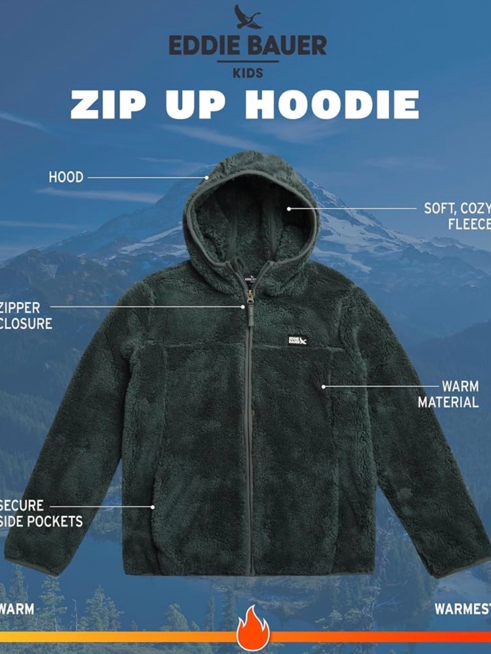 Eddie Bauer Sherpa Fleece Jacket
